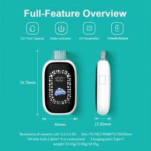 [BD68]Boshang 2ml/2.7ml/3ml Full Screen Display Disposable