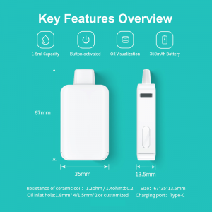 BD35 | Boshang Multiple Capacity Options Rechargeable All-In-One Disposable