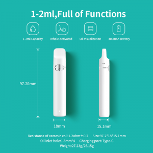 [BD56] Boshang 1ml 2ml Rechargeable Disposable