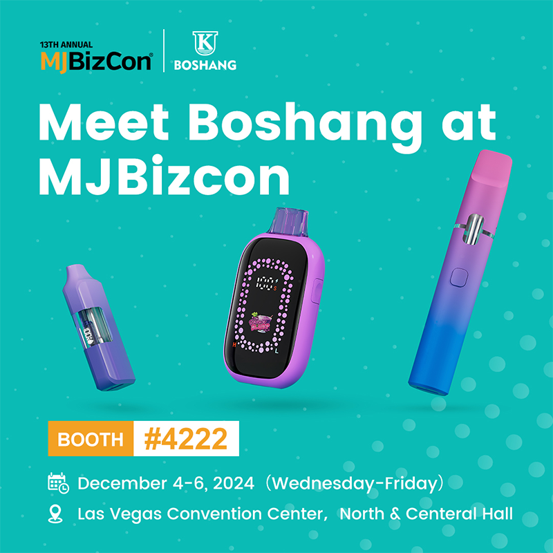 Join Boshang at MJBizcon Discover Our Latest Innovations